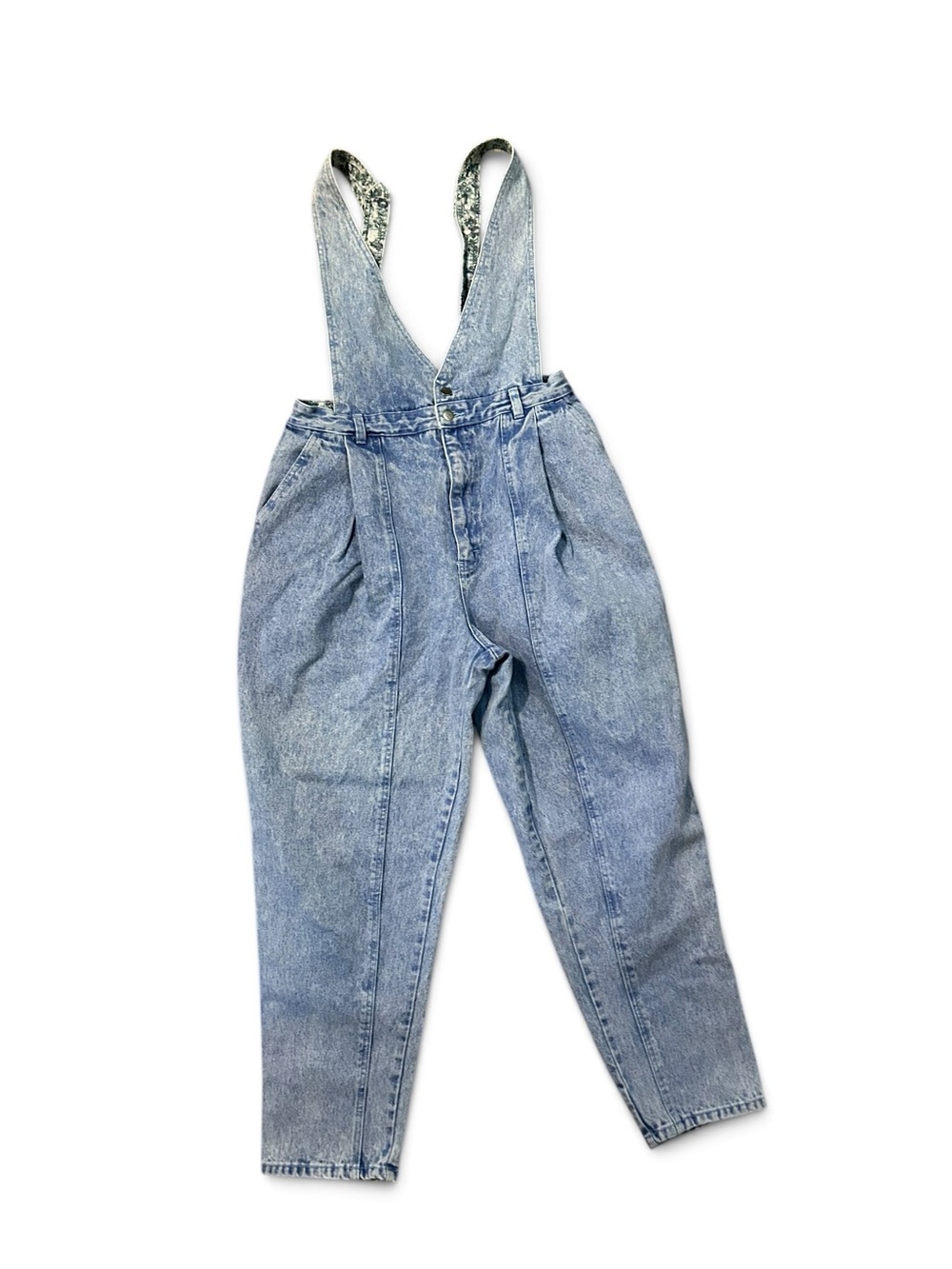 VTG 1980s 1990s Denim Jumpsuit Overalls 34” Waist